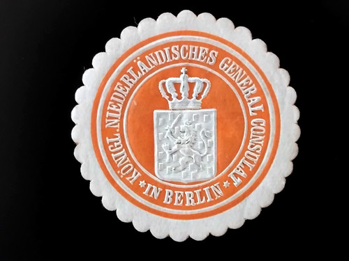 Siegelmarke königlich - siegelmarke,