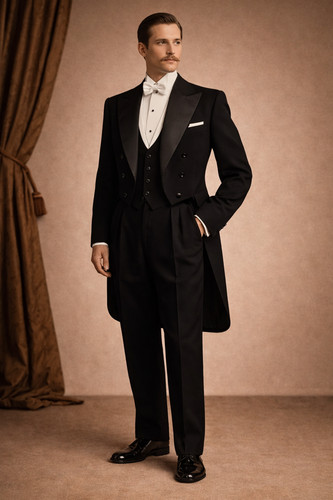 Original 1920s tailcoat tuxedo - tailcoat,