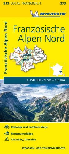 Michelin französische alpen - französische,