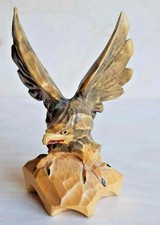 Handgeschnitzte Holz Holz Adler Vogel Volkskunst Figur