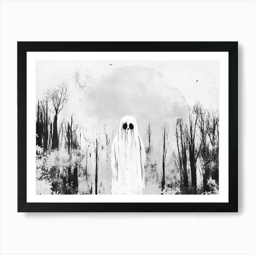 Geist wald kunstdruck - geist,