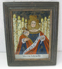 Rare alte Hinterglasmalerei