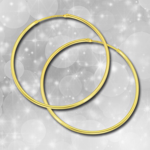 Creolen gold 44mm - creolen,