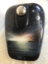 harley davidson custom tank airbrush, deco, spardose ?