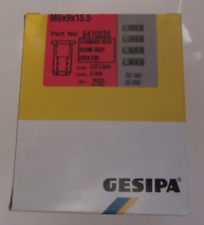 Blindnietmutter M6 Gesipa 250 Stk Alu* Nietmutter M6x9x15,5 * Alu Nietmutter
