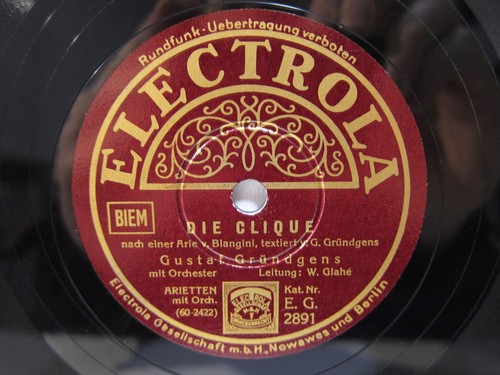 78rpm gustaf gründgens die - gustaf,