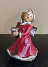 Alte Goebel Spieluhr HX 328 Engel Weihnachtsengel Kerzenhalter "Stille Nacht"