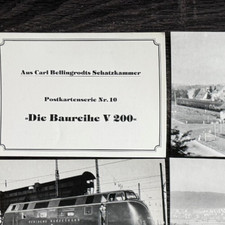 15 Ansichtskarten AK Bellingrodt Serie Nr. 10 Baureihe V 200