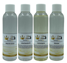 Sanarium Duft 4 x 250ml - Duft Konzentrat für Bio Sauna, u.a. Lemongras, Zitrone