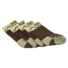 Ruffwear Hundesocken Bark'n Boot Earth Brown für Hundeschuhe, 4 Stück