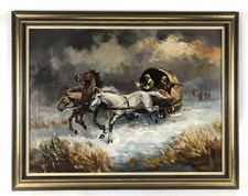 russisches Ölgemälde auf