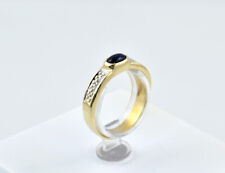 Saphir Diamant Ring 585/000 14