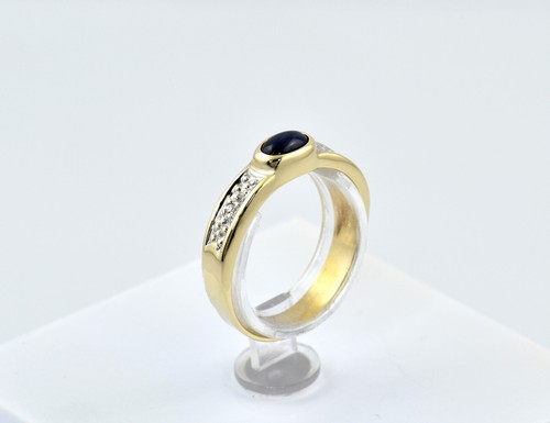 Saphir diamant ring 585 - 585/000, 14