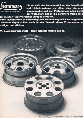 Lemmerz werbeanzeige werbung - lemmerz,