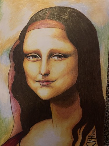 Mona lisa handgemaltes - lisa“,