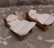 Puppenstube Bettwäsche für