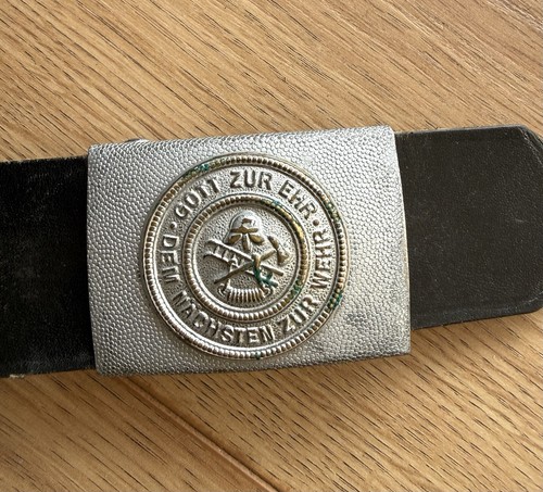 Feuerwehr koppel leder mit - koppel,,