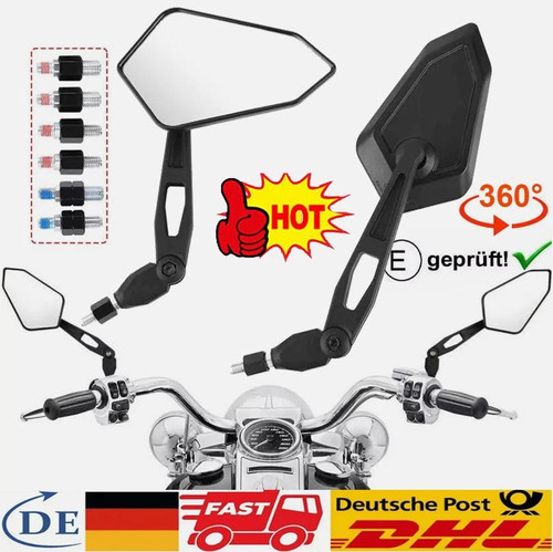 Paar motorrad spiegel - paar,