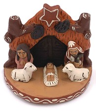 Krippe Handarbeit Keramik Peru FAIRTRADE