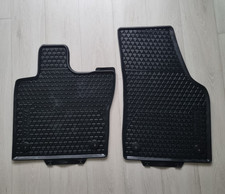 VW Beetle Original VW Gummifußmatten vorne, Titanschwarz, gebraucht