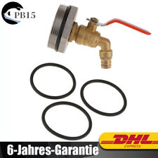 Edelstahl Tonne Steckdose Ölhahn Öl Faßhahn Wasserhahn 90° drehen Becken Ölhahn