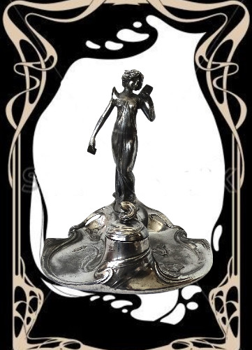 Art nouveau wmf 168 - art, nymphe