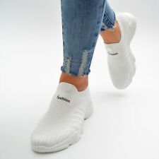 Damen Schuhe Sneaker Weiss Low Turnschuhe Sportschuhe Ballerina Freizeitschuhe