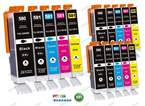 15x patronen xxl für pgi580 - patronen,