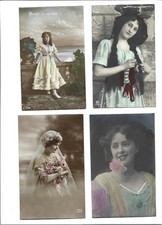 XX3256/ 4 x Foto AK Frauen ca.1910-20