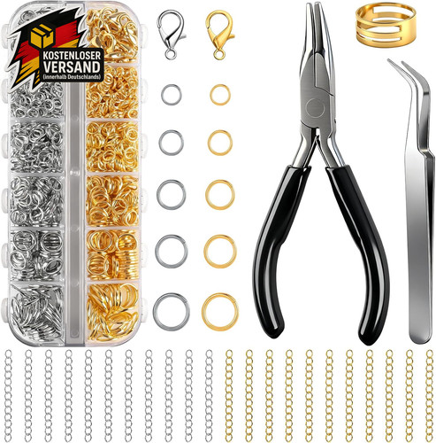Schmuckwerkzeug set mit 1300 - set,