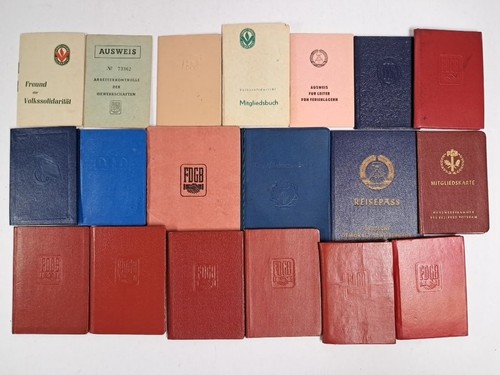 Mitgliederausweise ddr - 20,