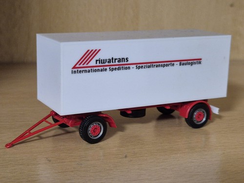 Herpa lkw kofferanhänger - herpa,