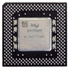 Intel Pentium MMX SL27J 200MHz/66MHz Socket/Sockel 7 CPU FV80503200 Processor