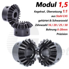 Mod 1,5 Kegelrad Zahnrad aus