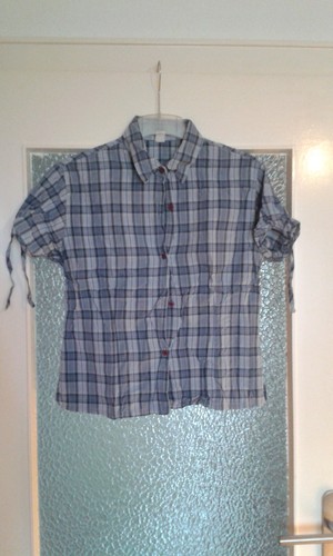Hemd hemdbluse blaukariert - hemd,