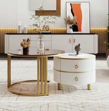 Couchtisch 2 in1 Runder