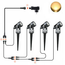 4er LED Gartenstrahler mit
