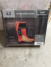 schnittschutzstiefel 43 Klasse 2 Schuhe Arbeitskleidung Berufsbekleidung