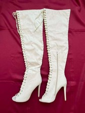 Sommer overkneestiefel aus - overkneestiefel,