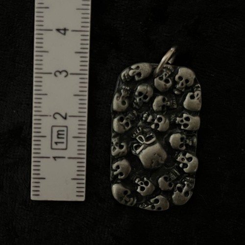 Totenkopf kettenanhänger - totenkopf,