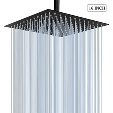 Schwarz Edelstahl Duschkopf