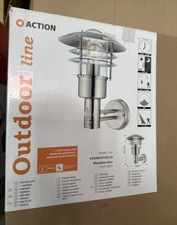 Wofi FERRY 724 E27 Sensor Wandleuchte Edelstahl gebürstet IP44