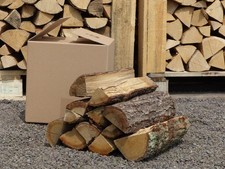 120 kg trockene Eiche, Premium Kaminholz Brennholz Feuerholz Hartholz ca. 25 cm