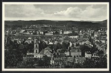 Ansichtskarte Saarbrücken, Teilansicht mit Ludwigskirche 