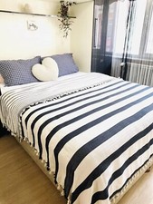 Kuscheldecke, Wohndecke, Sofadecke, Bettüberwurf, Bettdecke, Baumwolle, Geschenk