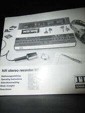 Bedienungsanleitung ITT Schaub-Lorenz HiFi stereo recorder 88
