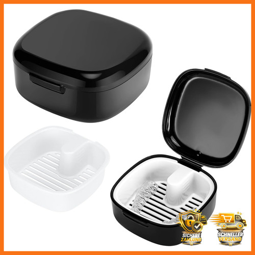 Zahnprothesenbox mit sieb - zahnprothesenbox,