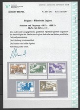 Flämische Legion Mi XV - XIX  A postfrisch mit Attest (650.--)
