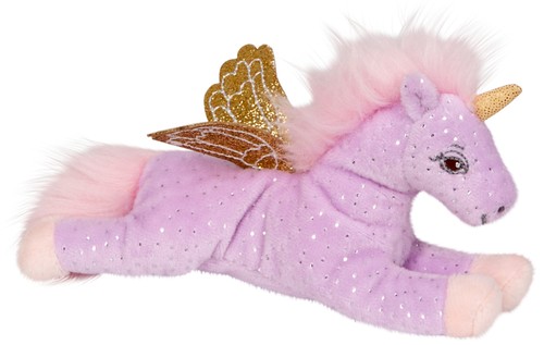 Glitzer beanie einhorn flieder - glitzer-beanie,