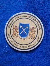 Bierdeckel Einseitig Hockenheim - Brauerei Zum Stadtpark